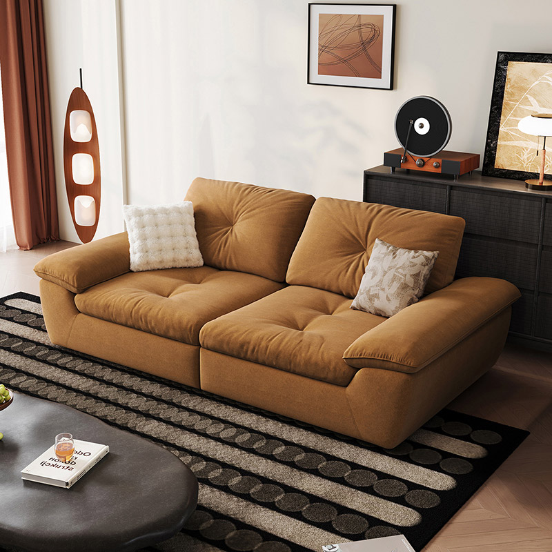 Brown color sofa