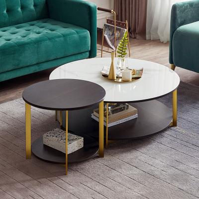 Round White Modern Home Decor Side Table