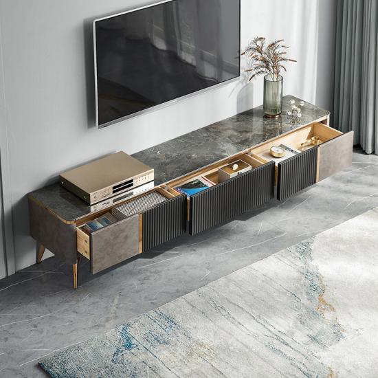 Furniture Set Of Marble Coffee Table And Tv Stand