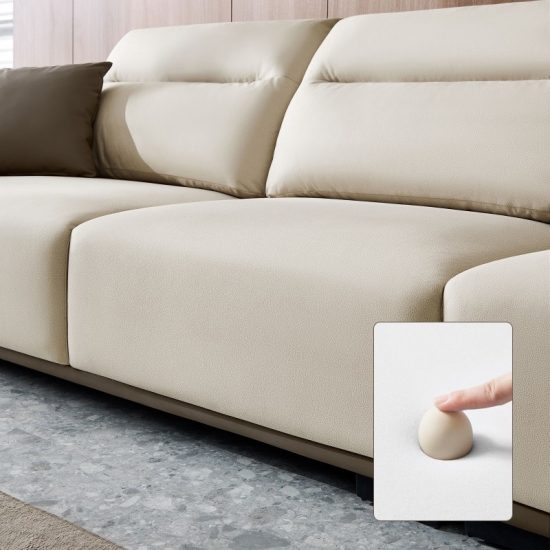 LINSEY modern sectionals lounge sofa sofa dengan ottoman TBS060-A
