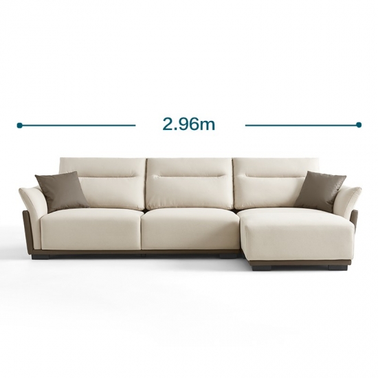 LINSEY modern sectionals lounge sofa sofa dengan ottoman TBS060-A
