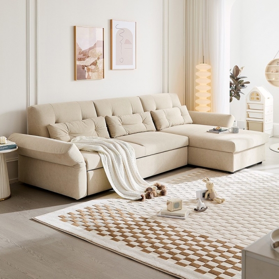 Modern Living Room Fabric Sofa Bed