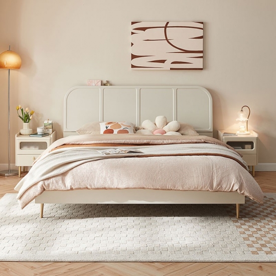 Modern Wood Double Bed