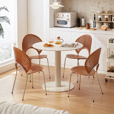 Modern Round Dining Table and Chair