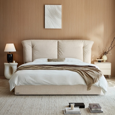 Fabric Modern Double Bed