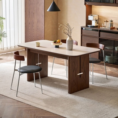 Traditional Wood Dining Table